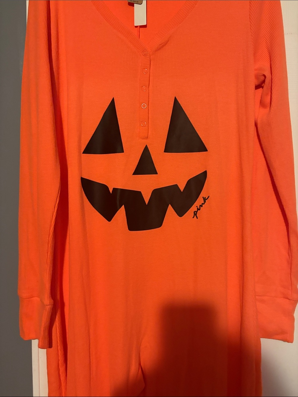 Victoria's Secret PINK Neon Orange Sleep Thermal - Picture 5 of 5